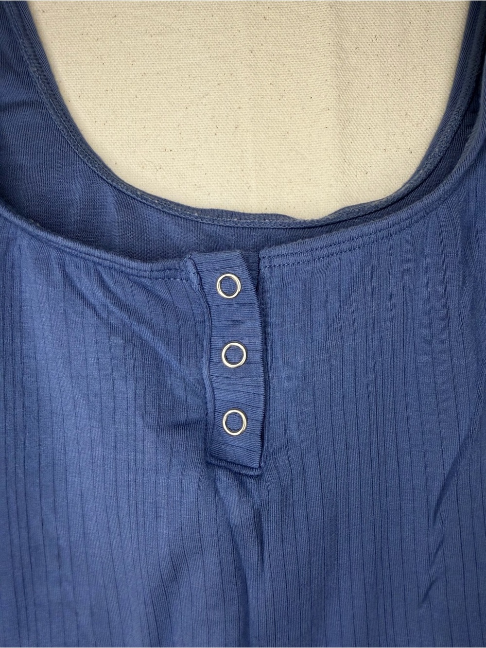 Lot of 4 Auden Ribbed Four-Piece Intimates Set- Blue Buttery Soft - Picture 2 of 10